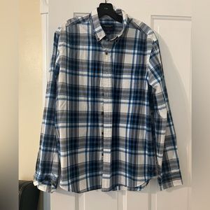 Plaid men’s dress shirt